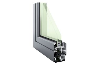 Aluprof Aluminios perfil con cristal de muestra para ventana